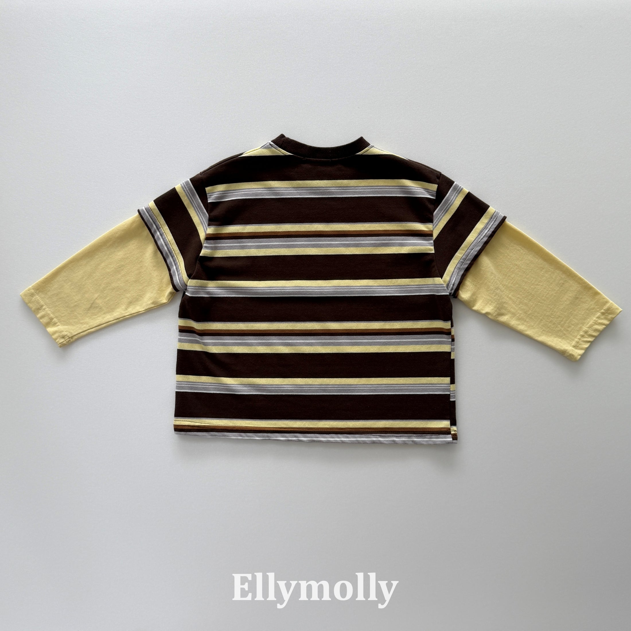 ［ELLY MOLLY］Campus layered tee