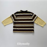 ［ELLY MOLLY］Campus layered tee