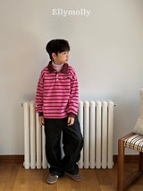 ［ELLY MOLLY］Pompom snow collar tee