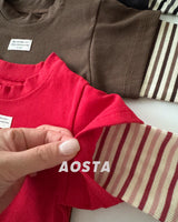 ［Aosta］Crayon Layered Tee