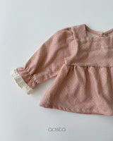 ［Aosta］Milk Dot Blouse