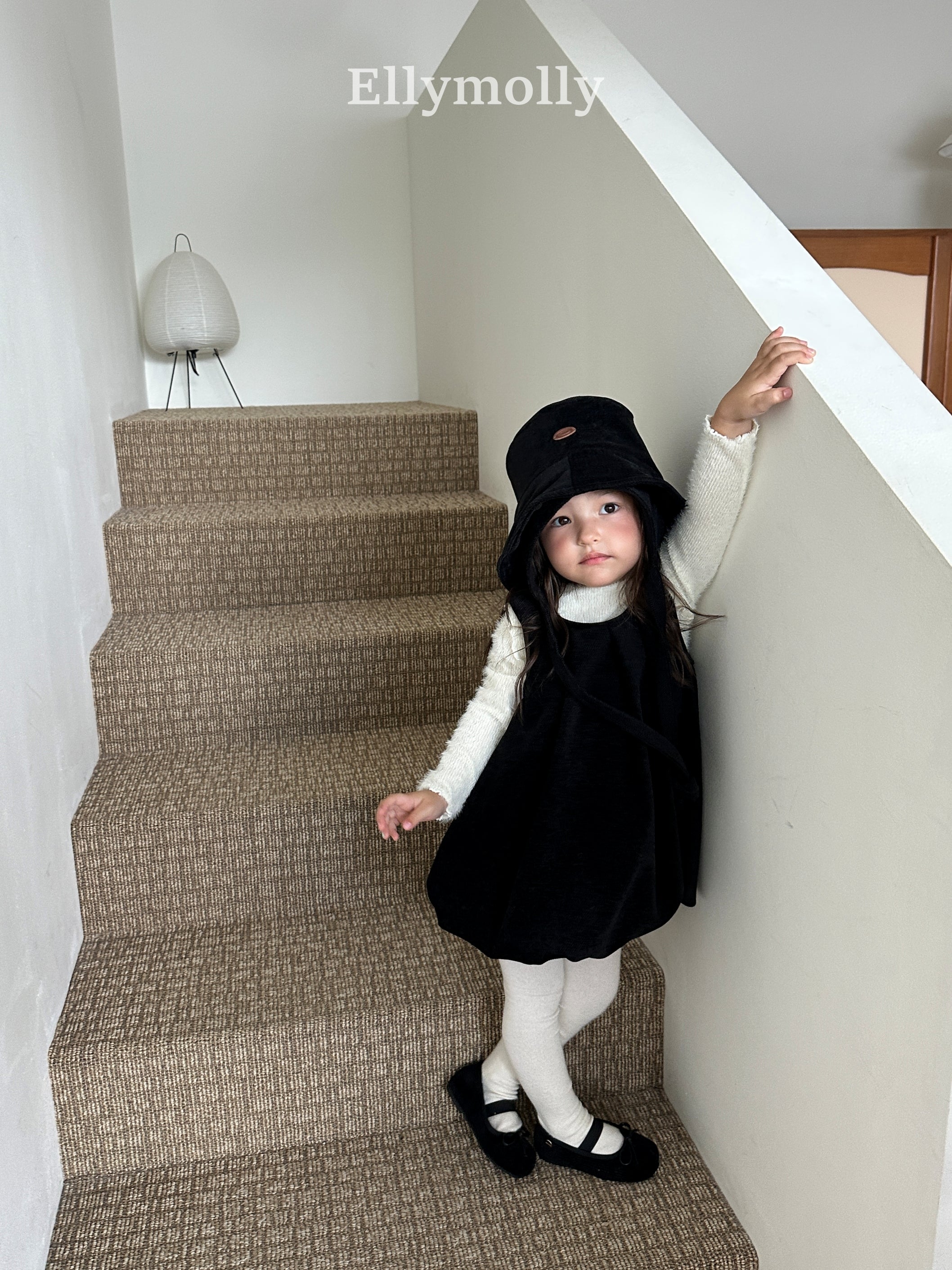 ［ELLY MOLLY］Luna balloon one-piece