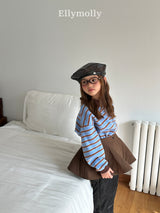 ［ELLY MOLLY］Pompom snow collar tee