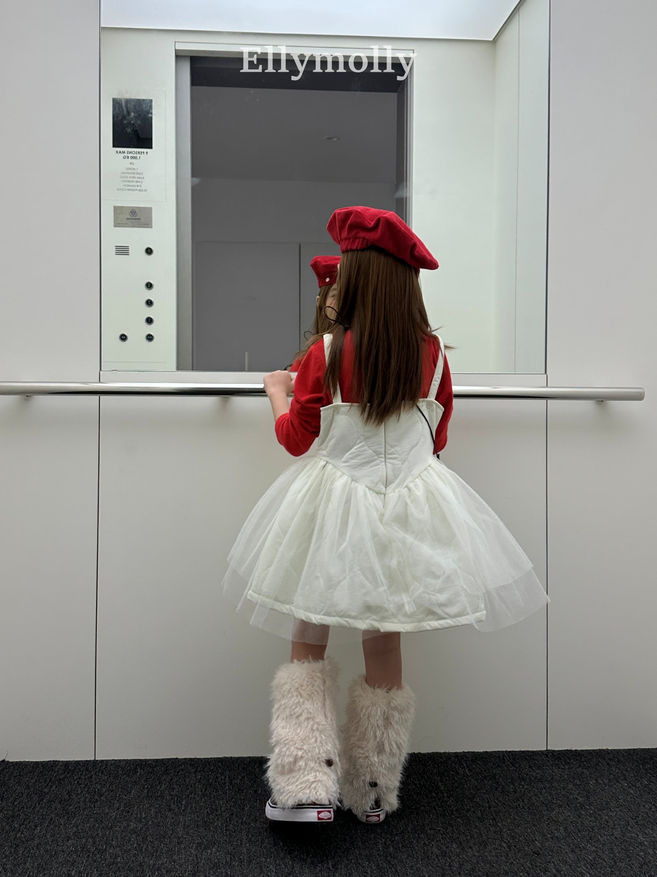 ［ELLY MOLLY］Quilting shasha one-piece