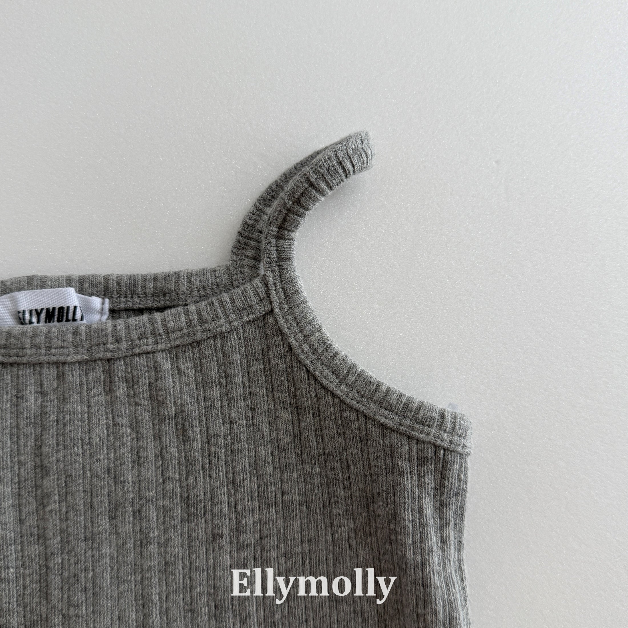 ［ELLY MOLLY］Rib layered camisole tops