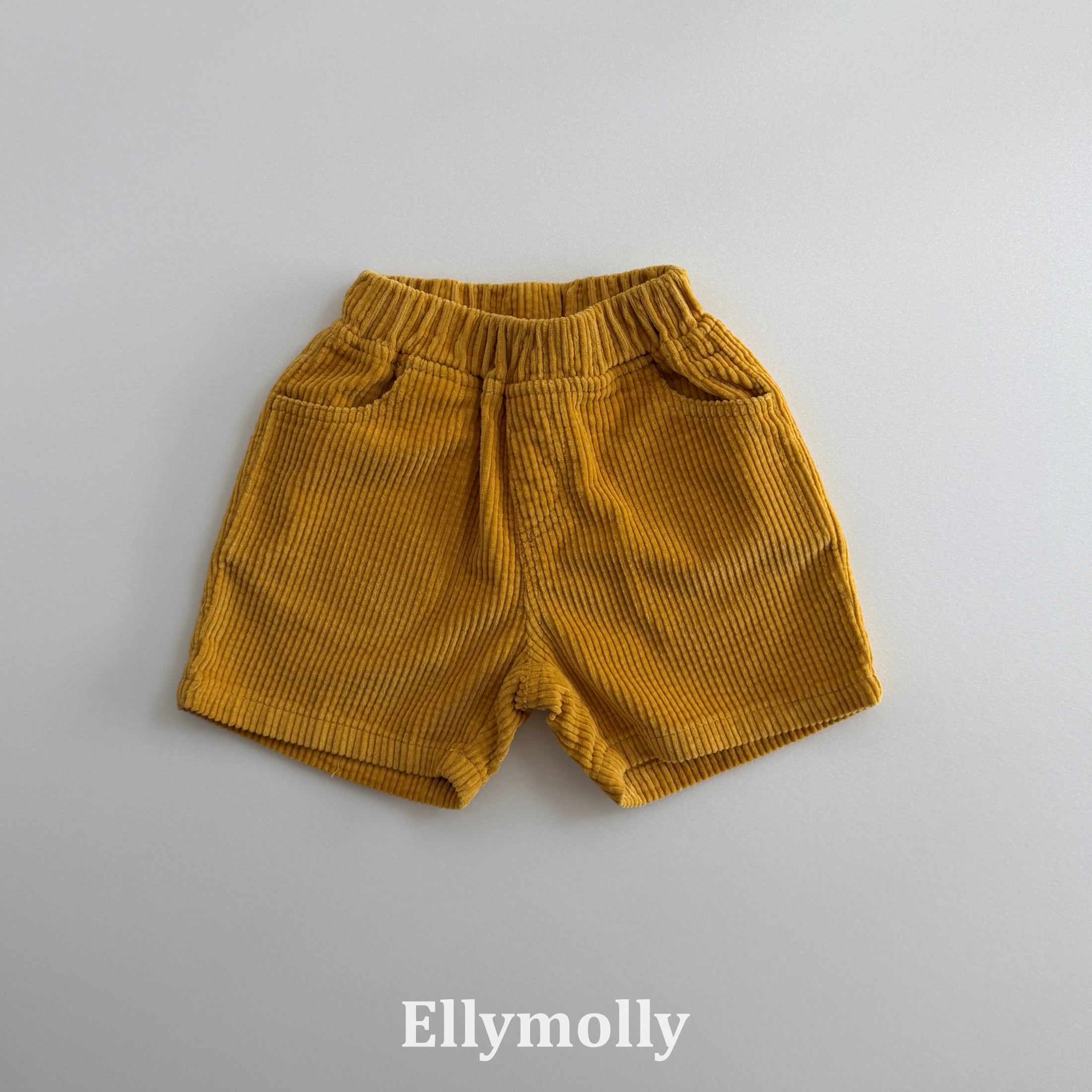 ［ELLY MOLLY］Soda corduroy half pants
