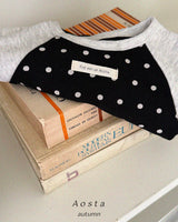 ［Aosta］Dot Raglan Tee