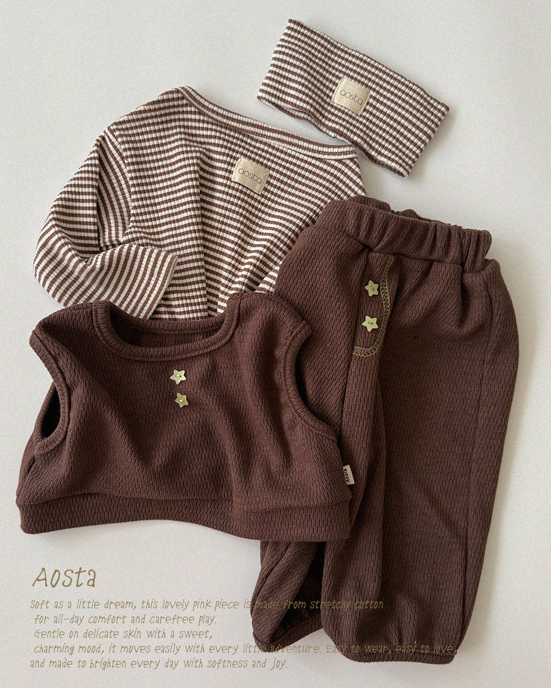 ［Aosta］Star Candy Vest