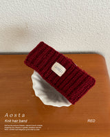 ［Aosta］Knit Cookie Headband