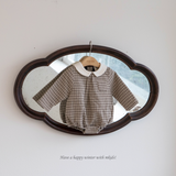 ［mkids］Billy check collar rompers