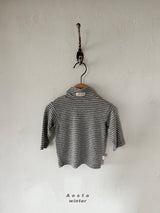 ［Aosta］Wool turtleneck tee