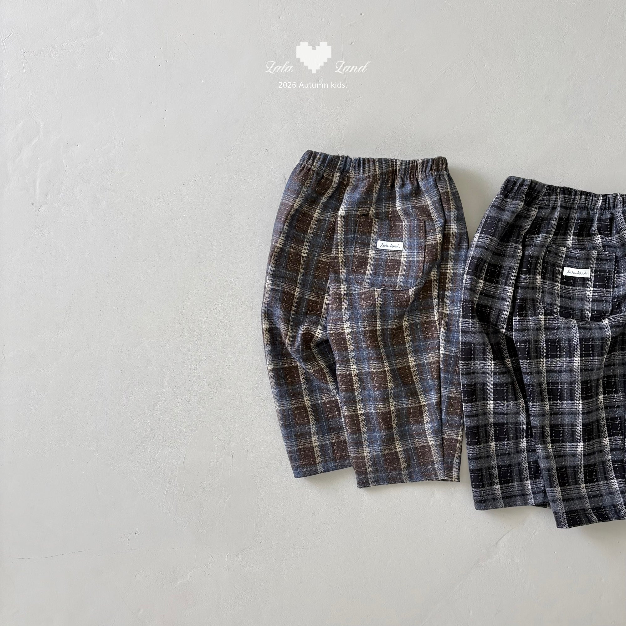 ［Lala land］Fancy check pants