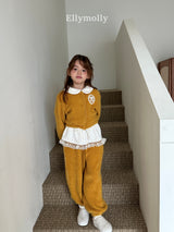 ［ELLY MOLLY］Blooming knit skirt