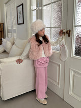 ［ELLY MOLLY］Fluffy vest