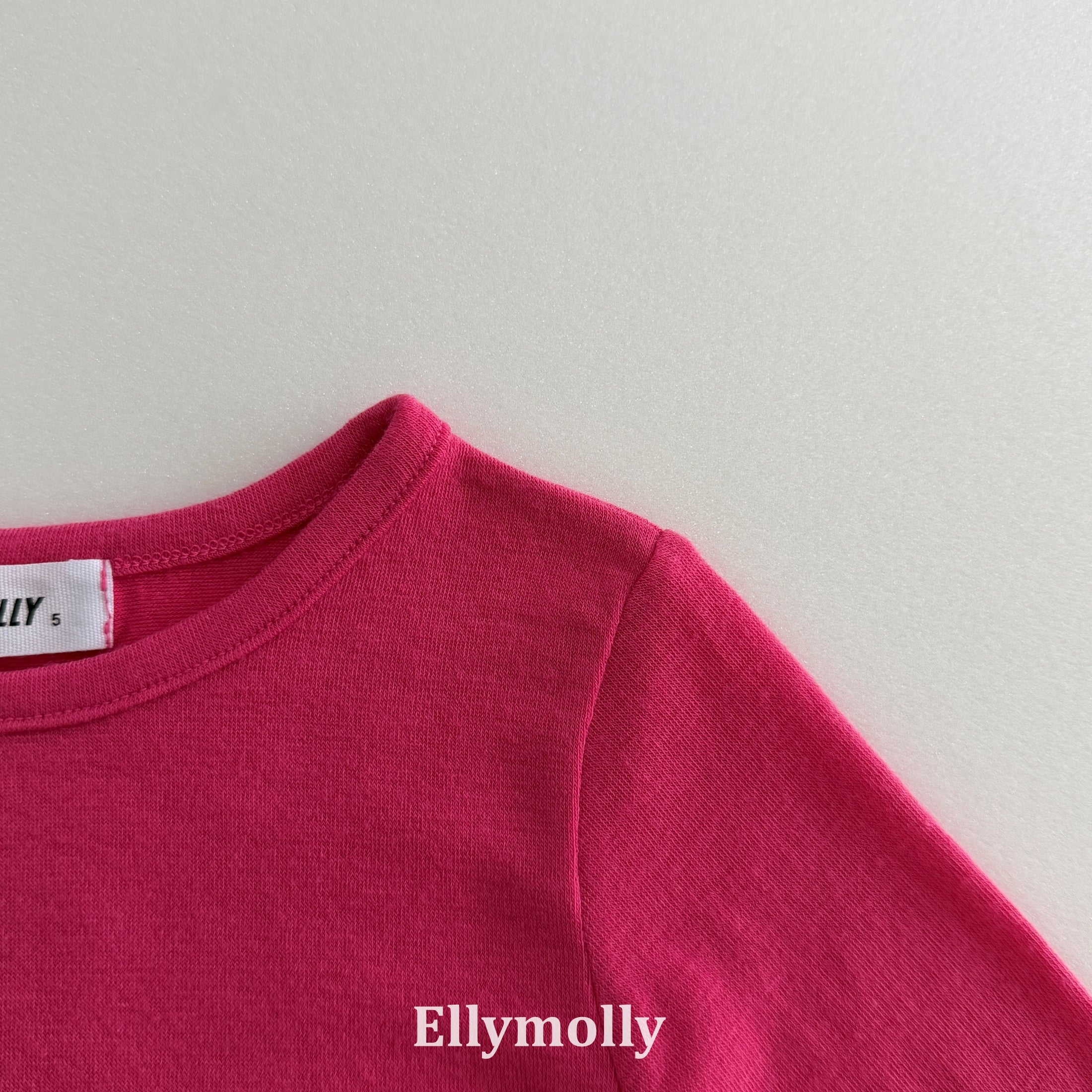 ［ELLY MOLLY］Rolling layered tee