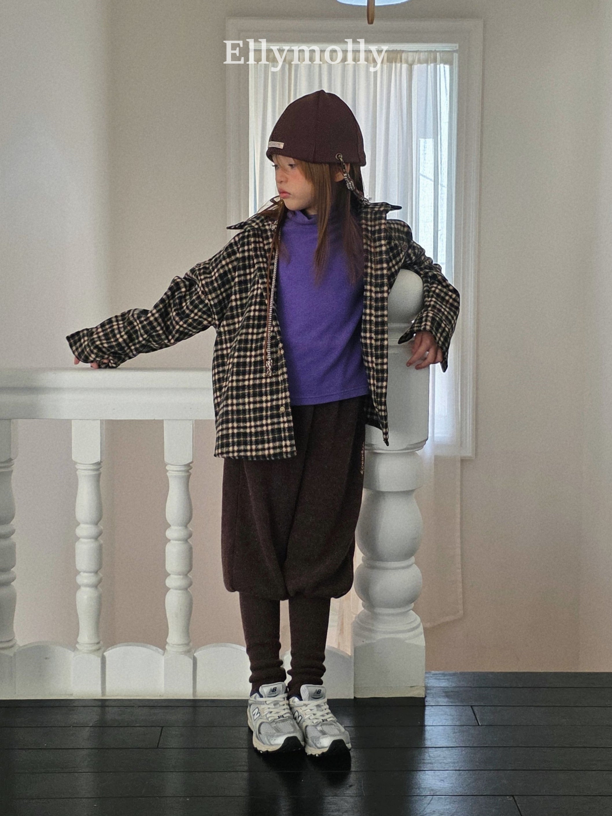 ［ELLY MOLLY］Point warm pants