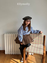 ［ELLY MOLLY］Pompom snow collar tee