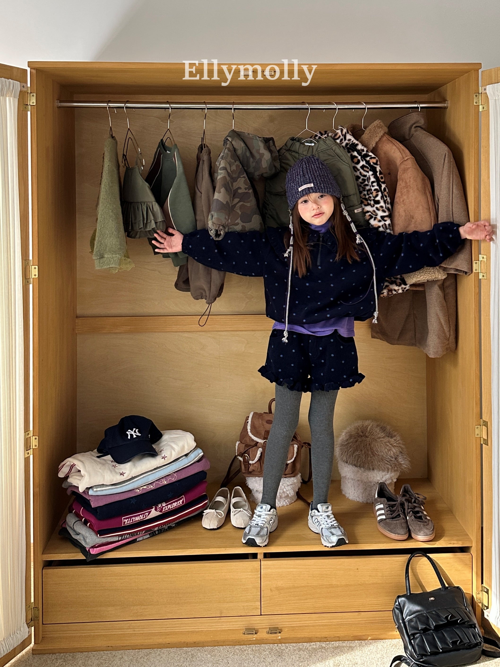 ［ELLY MOLLY］Dot sailor mtm