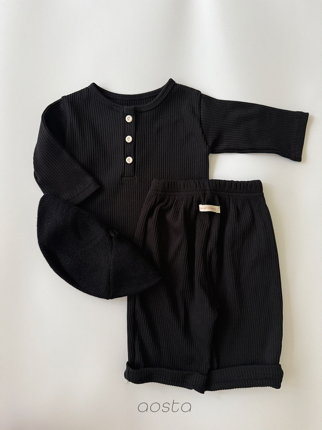 ［Aosta］Butter Button Tee