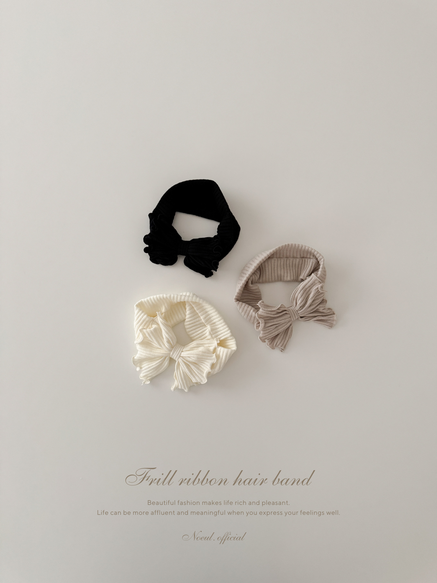 Frill ribbon hair band