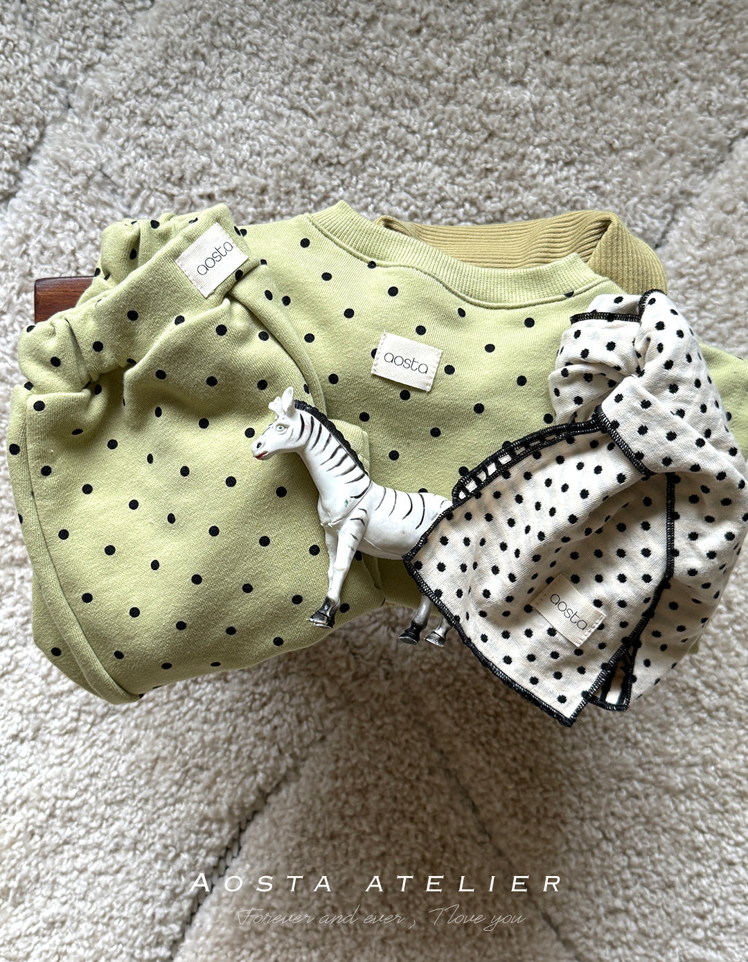 ［Aosta］Dot Tongtong Pants
