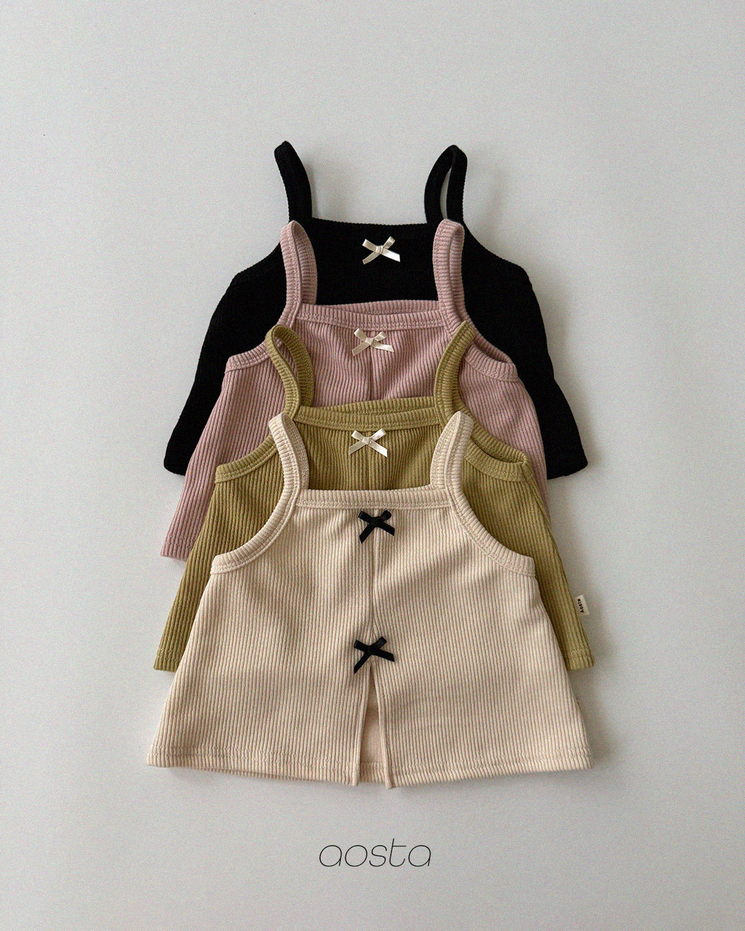 ［Aosta］Bibi Ribbon Vest
