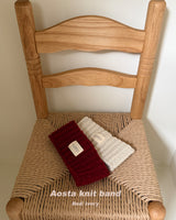 ［Aosta］Knit Cookie Headband