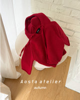 ［Aosta］Knit Cookie Hoodie