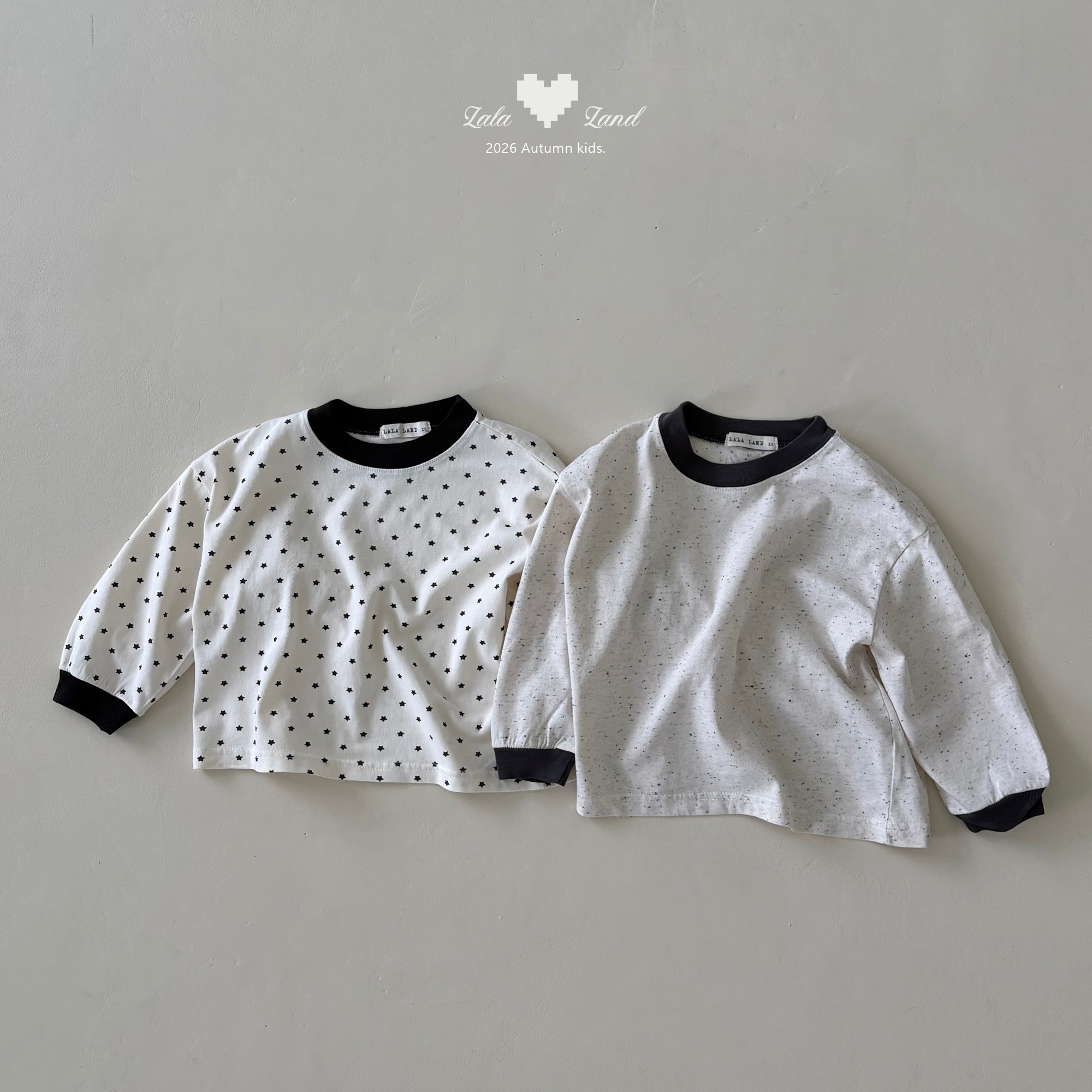 ［Lala land］Mix star tee