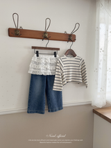 Signature denim pants