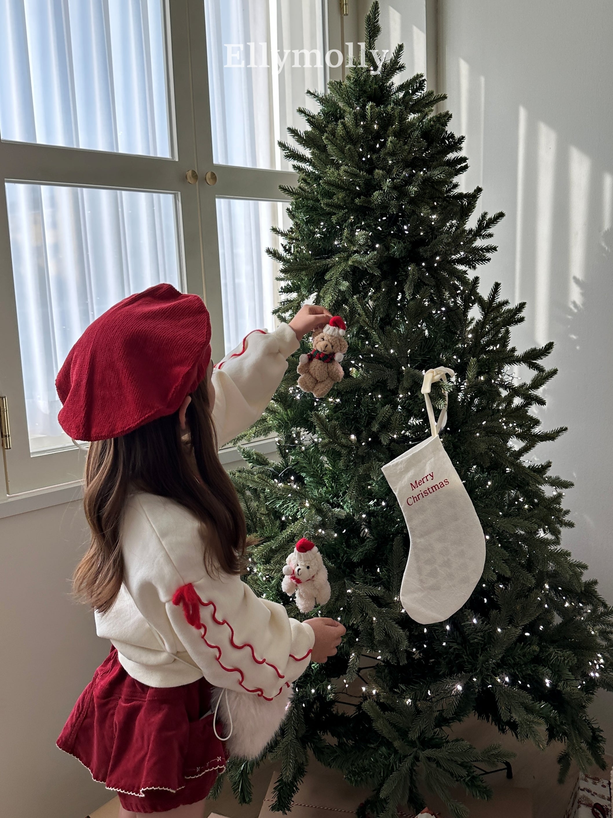 ［ELLY MOLLY］Double bow crop mtm