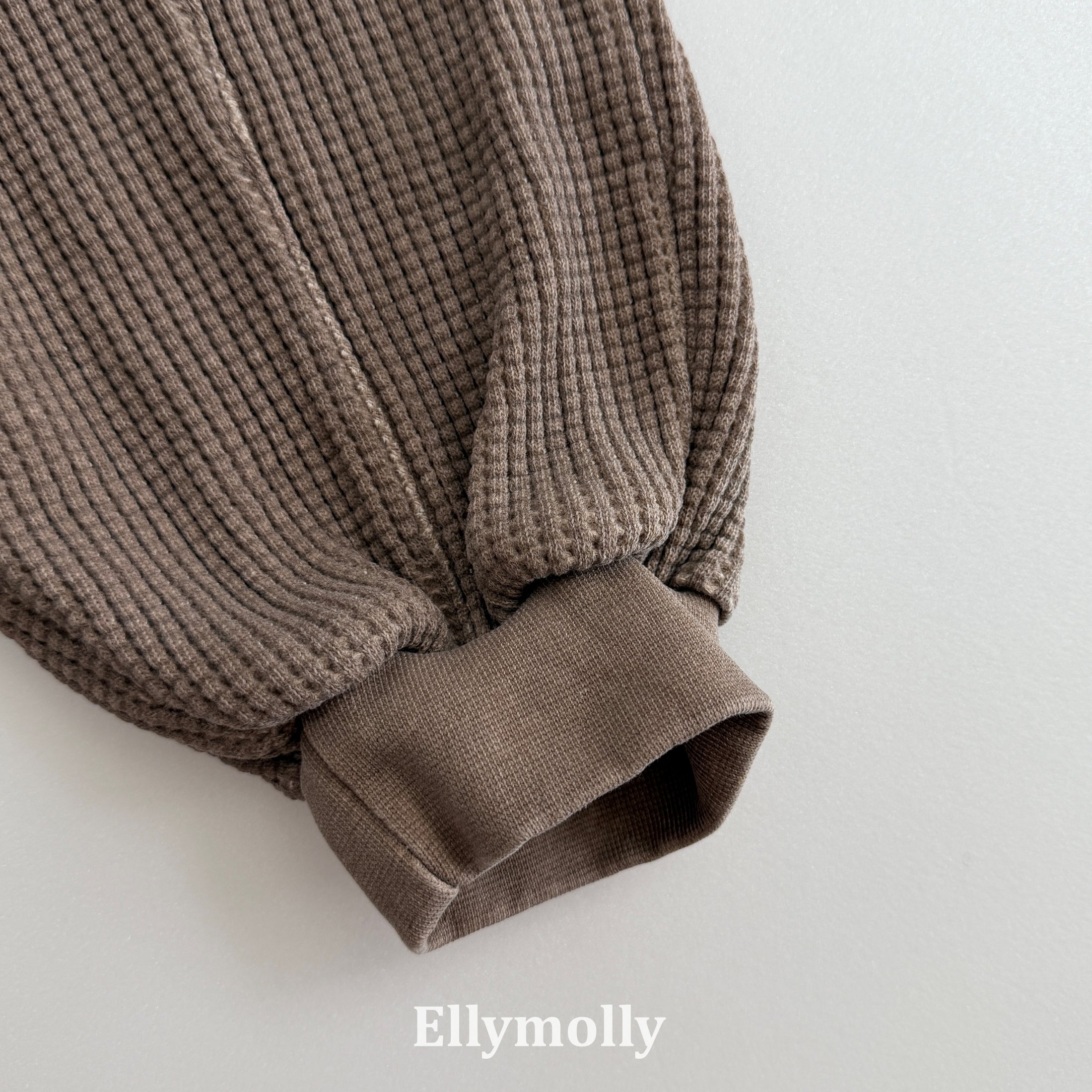 ［ELLY MOLLY］Waffle jogger pants
