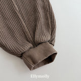 ［ELLY MOLLY］Waffle jogger pants