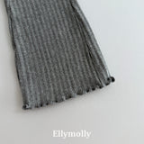 ［ELLY MOLLY］Mellow rib flare pants