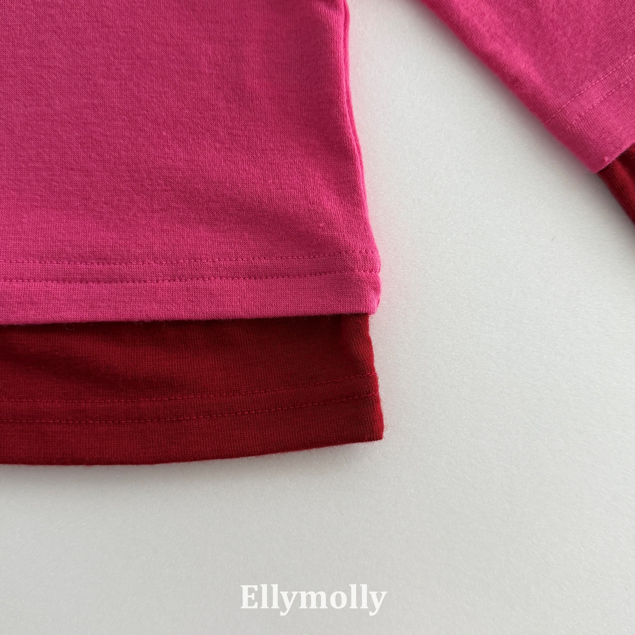 ［ELLY MOLLY］Rolling layered tee