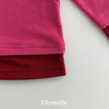 ［ELLY MOLLY］Rolling layered tee