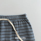 ［ELLY MOLLY］Shadow stripe long skirt