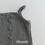 ［ELLY MOLLY］Rib layered camisole tops