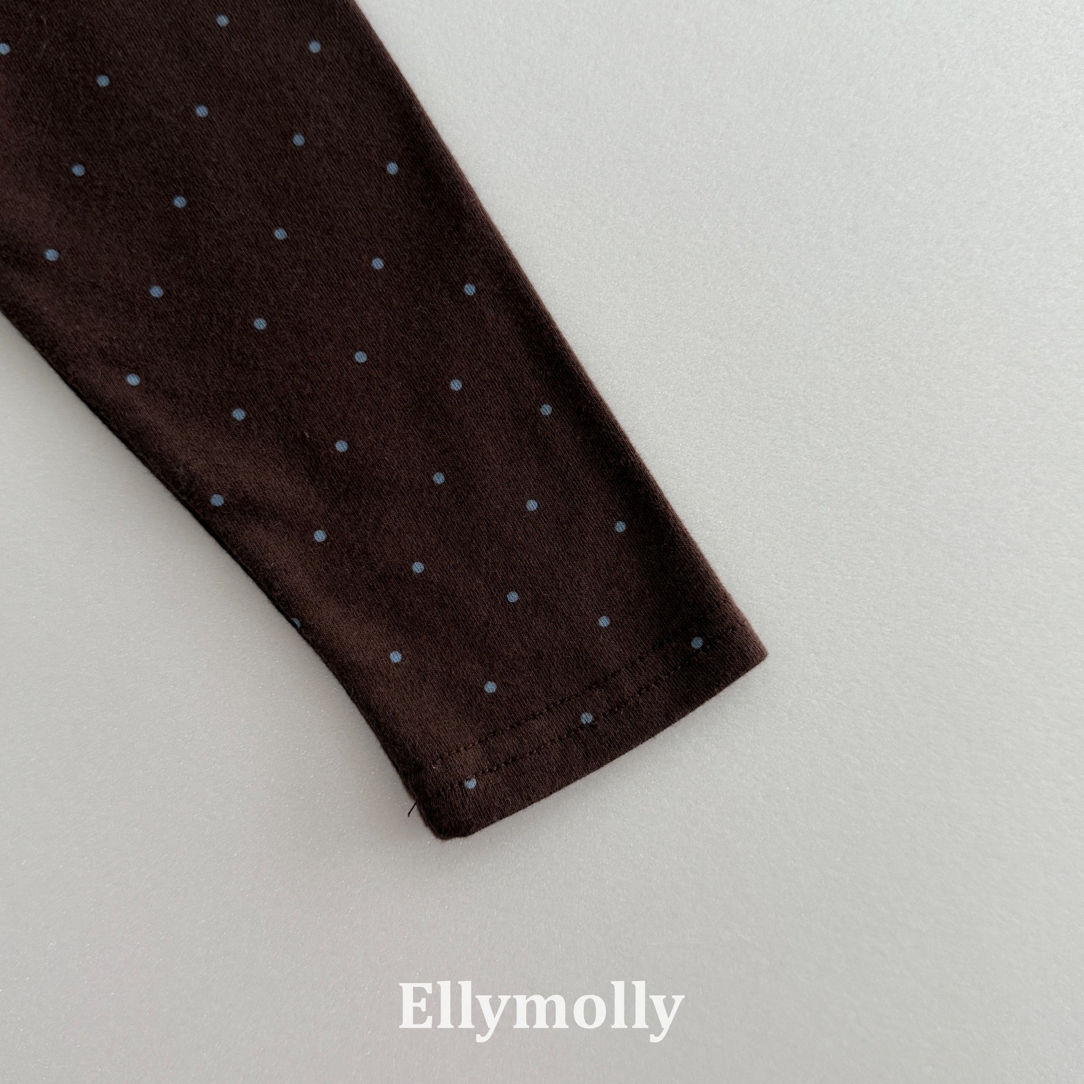 ［ELLY MOLLY］Giselle dot shirring tee