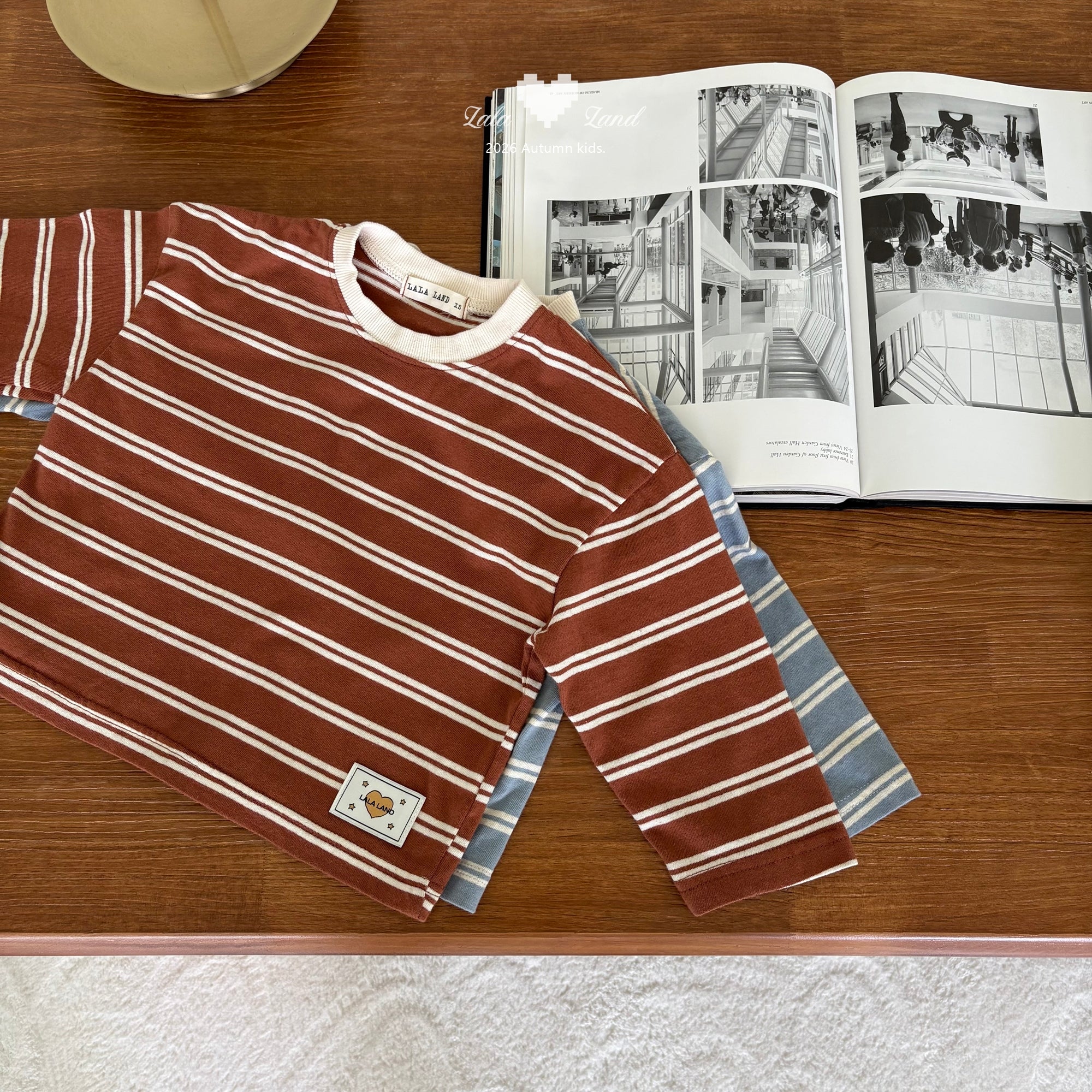 ［Lala land］Saint stripe tee (kids)