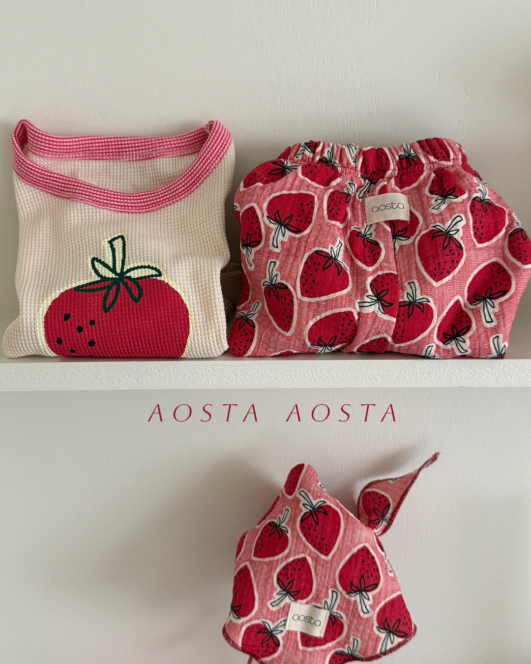 ［Aosta］Strawberry Pants