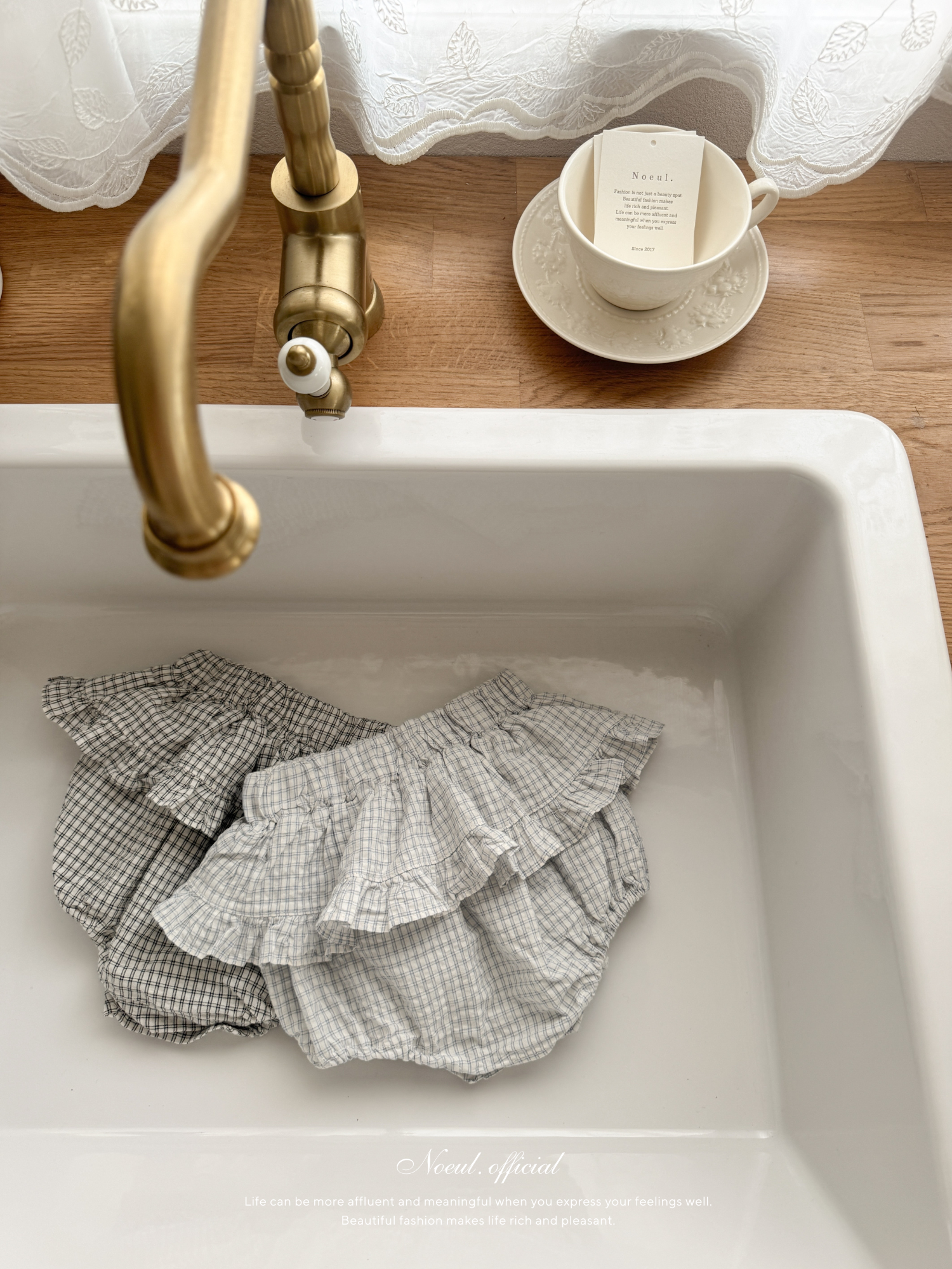 Aurora check cancan bloomer