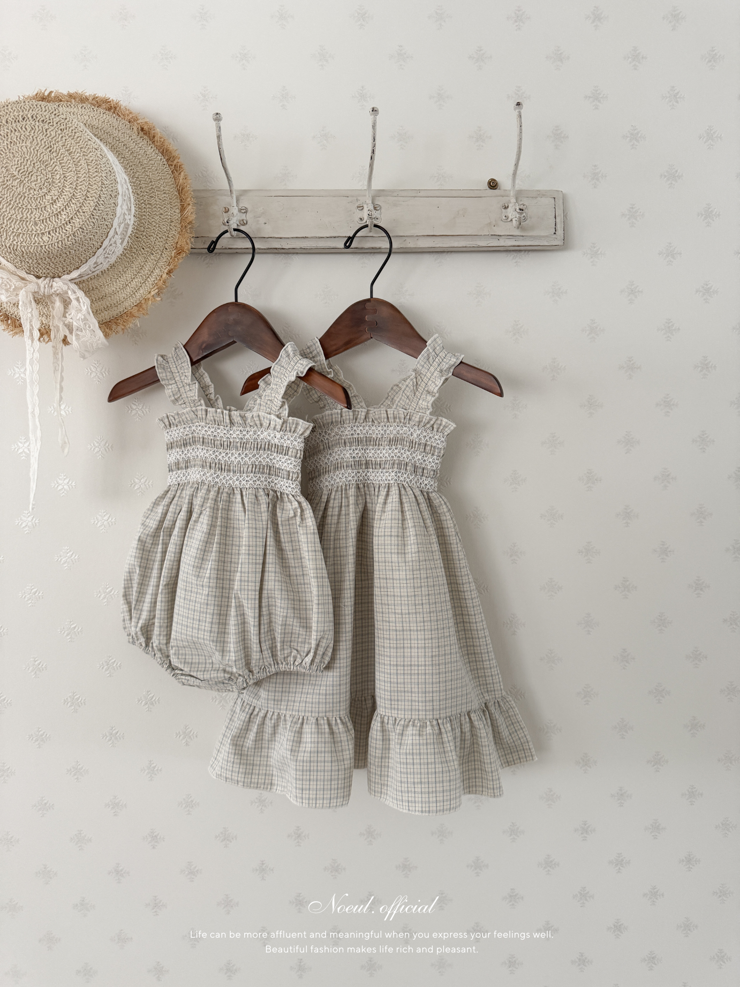 Lilly smock rompers