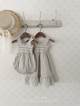 Lilly smock rompers