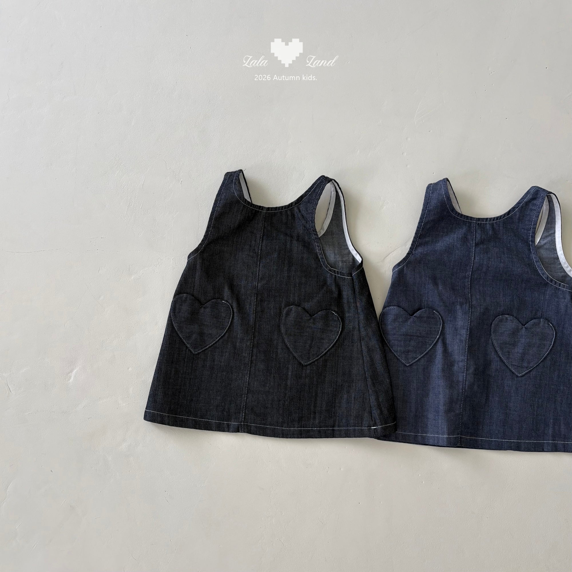 ［Lala land］Heart pocket pants
