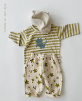 ［Aosta］Meow Stripe Tee