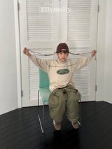 ［ELLY MOLLY］Fancy boxy tee