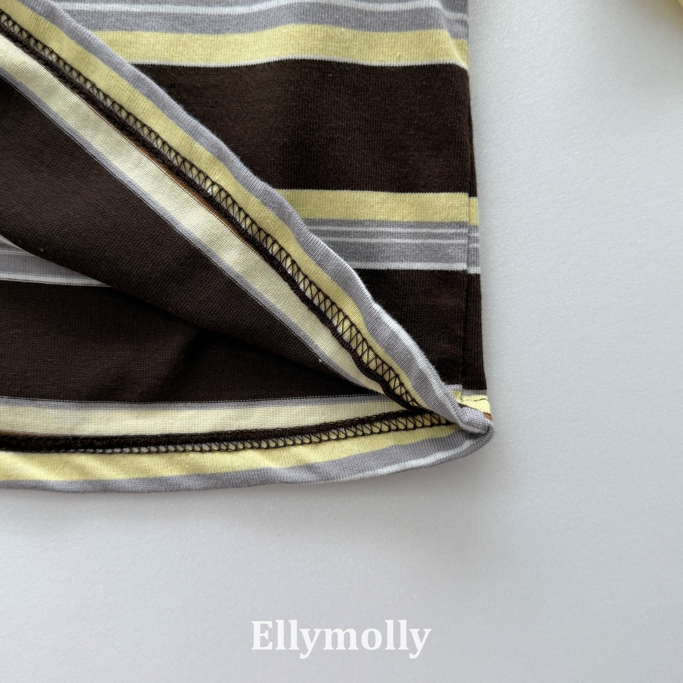 ［ELLY MOLLY］Campus layered tee