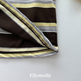 ［ELLY MOLLY］Campus layered tee