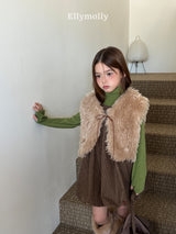 ［ELLY MOLLY］Fluffy vest